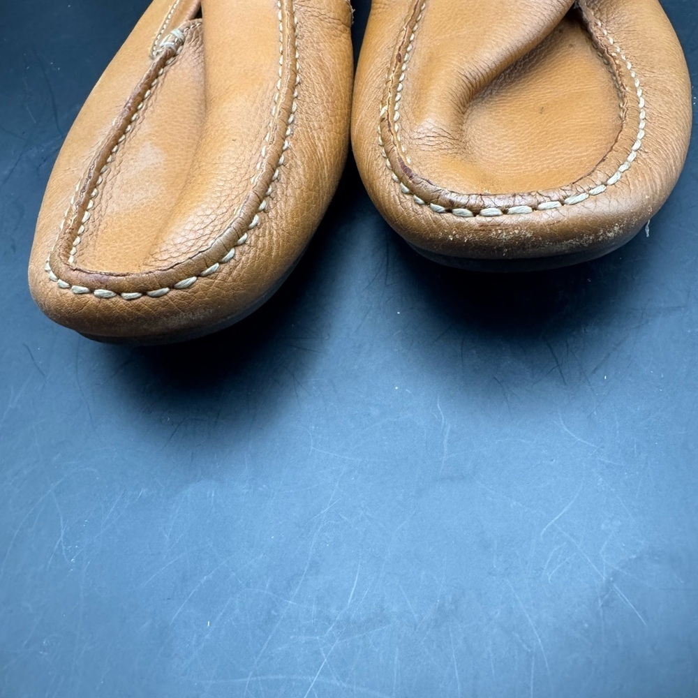 Sperry Wave Driver Venetian Loafer Slip On Tan Leather Mens 11.5 - Picture 2 of 16
